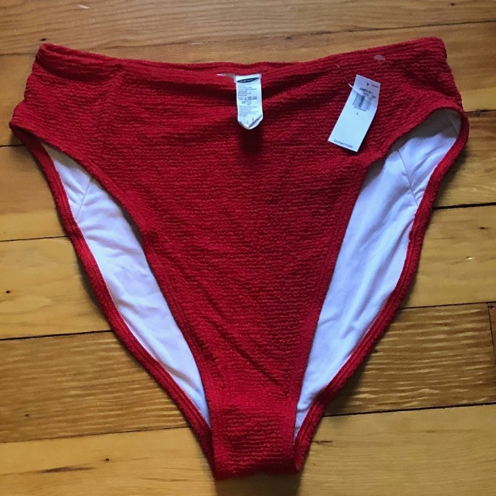NWT Old Navy High-Waisted French-Cut Bikini Swim Bottoms